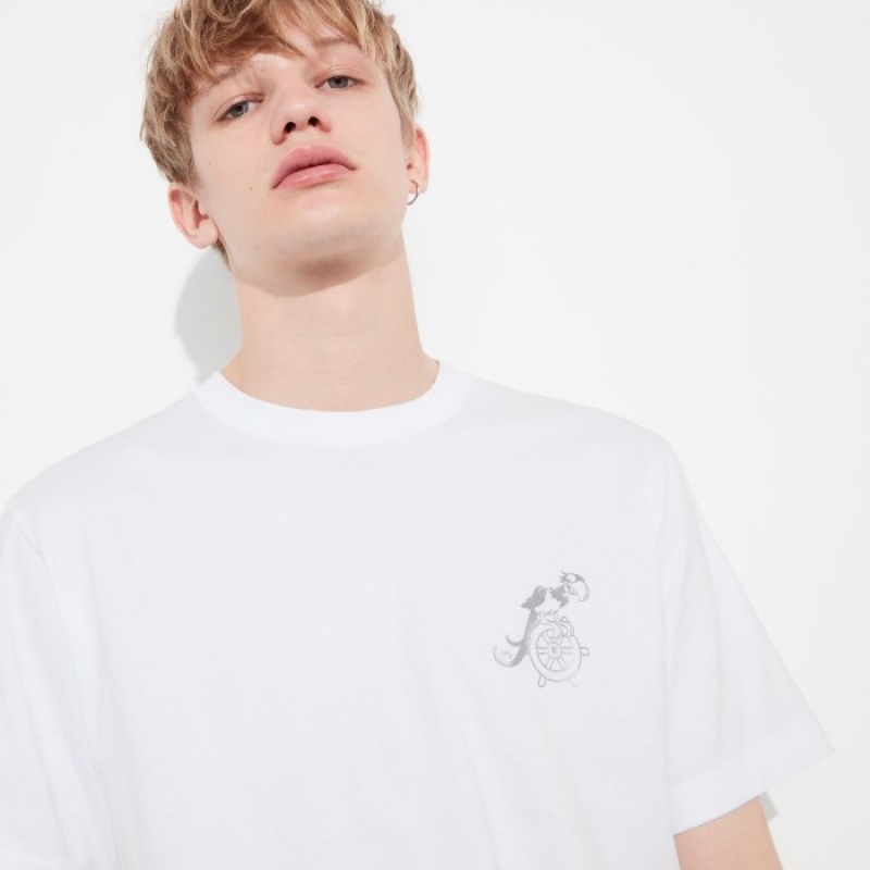 Uniqlo Mickey Shines UT Short-Sleeve レディース Tシャツ 白 | 1414174