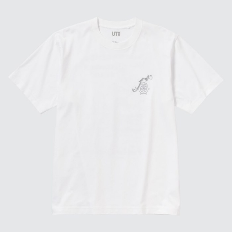 Uniqlo Mickey Shines UT Short-Sleeve レディース Tシャツ 白 | 1414174