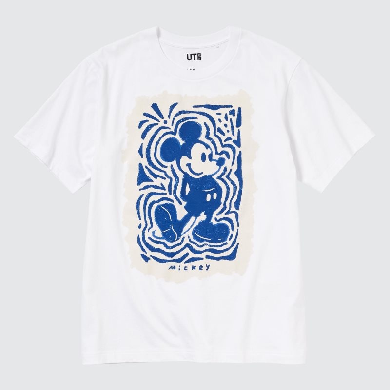 Uniqlo Mickey Stands Ut Short Sleeve Graphic メンズ Tシャツ 白 | 9654287