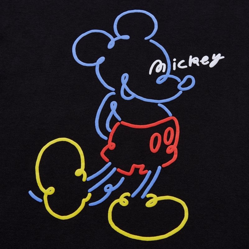 Uniqlo Mickey Stands Ut Short-sleeve Graphic メンズ Tシャツ 黒 | 773337