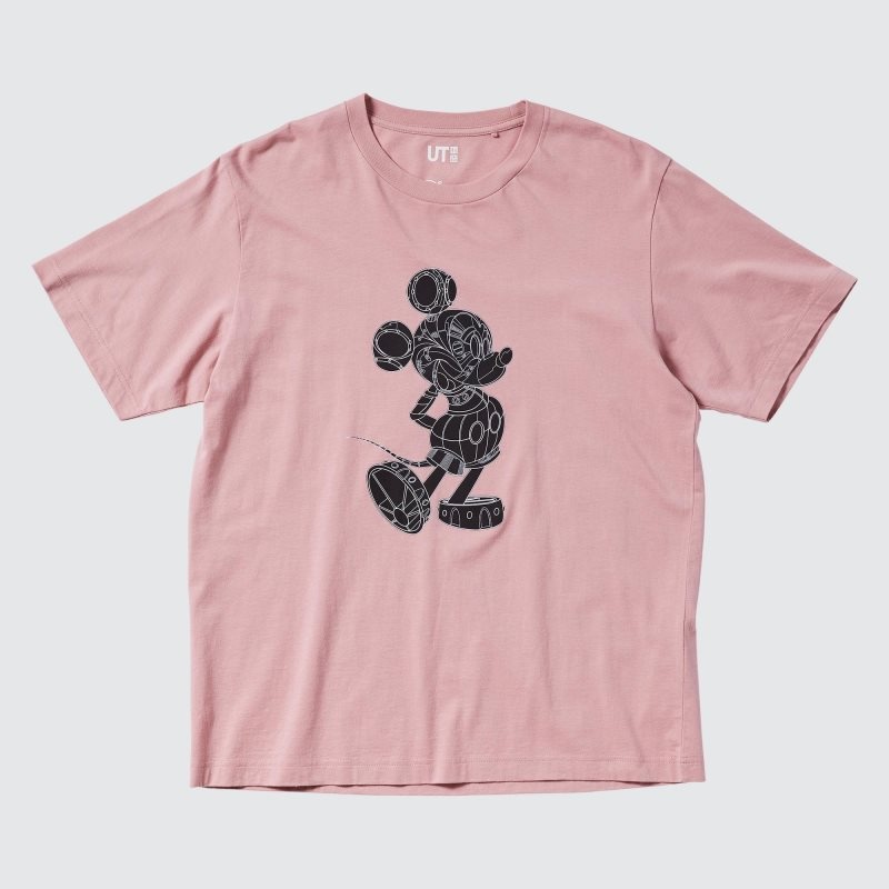 Uniqlo Mickey Stands Ut Short-sleeve Graphic メンズ Tシャツ ピンク | 1477102