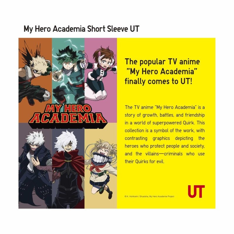 Uniqlo My Hero Academia Ut Short-sleeve Graphic メンズ Tシャツ 白 | 5445032