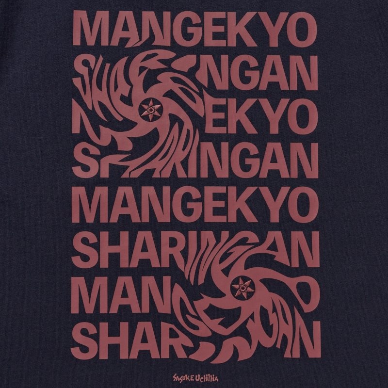 Uniqlo Naruto Ut Short-sleeve Graphic Sasuke Uchiha メンズ Tシャツ ネイビー | 9791234