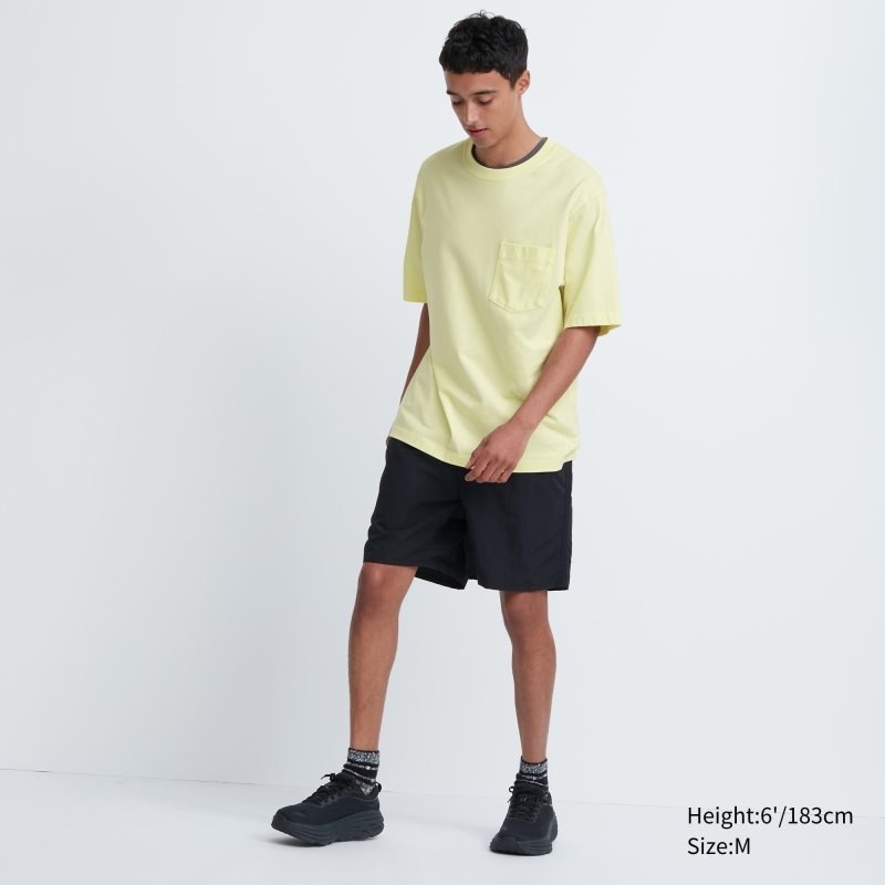 Uniqlo Oversized Pocket Crew Neck Half-sleeve メンズ Tシャツ 白 | 7619223