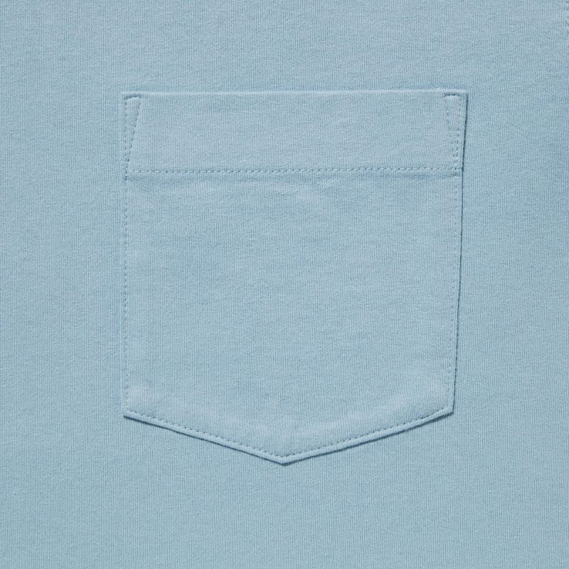 Uniqlo Oversized Pocket Crew Neck Half-sleeve メンズ Tシャツ 白 | 7619223