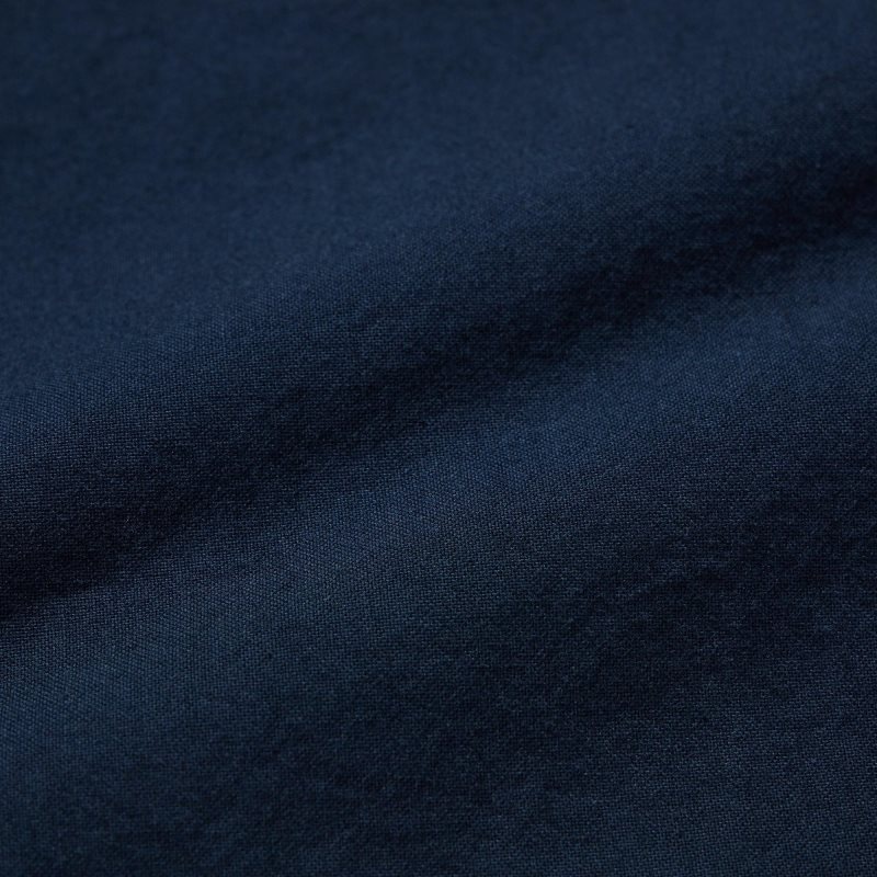 Uniqlo Oxford Slim-fit Long-sleeve メンズ シャツ ネイビー | 6798274