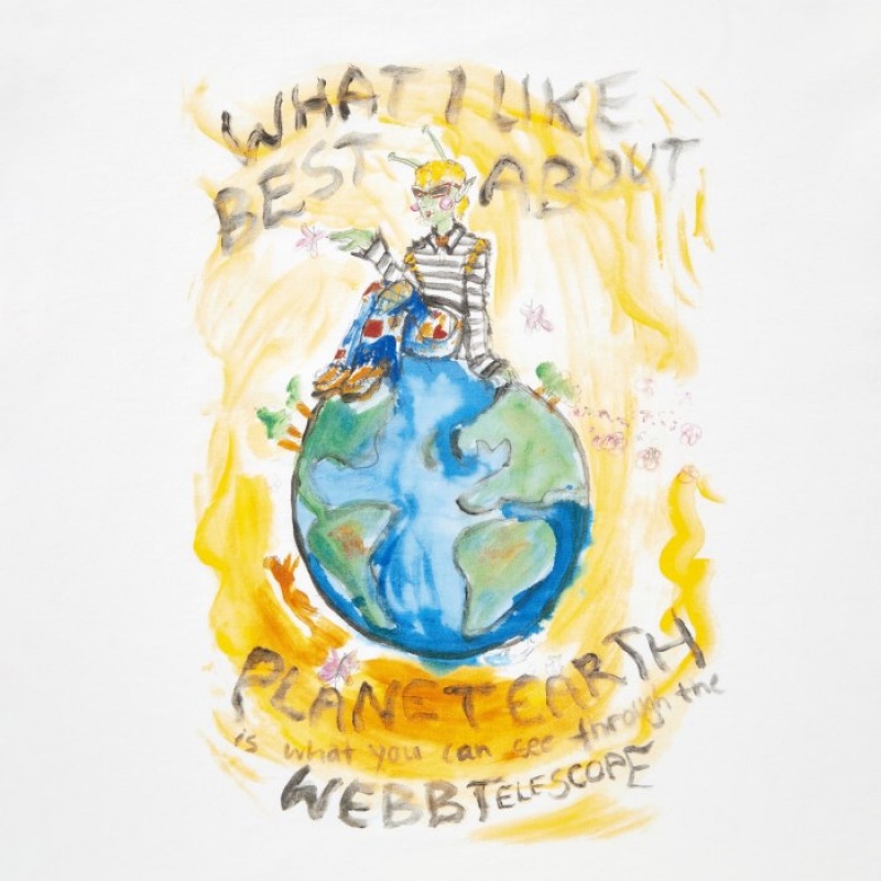 Uniqlo PEACE FOR ALL Short-Sleeve Graphic Francesco Risso レディース Tシャツ 白 | 781835
