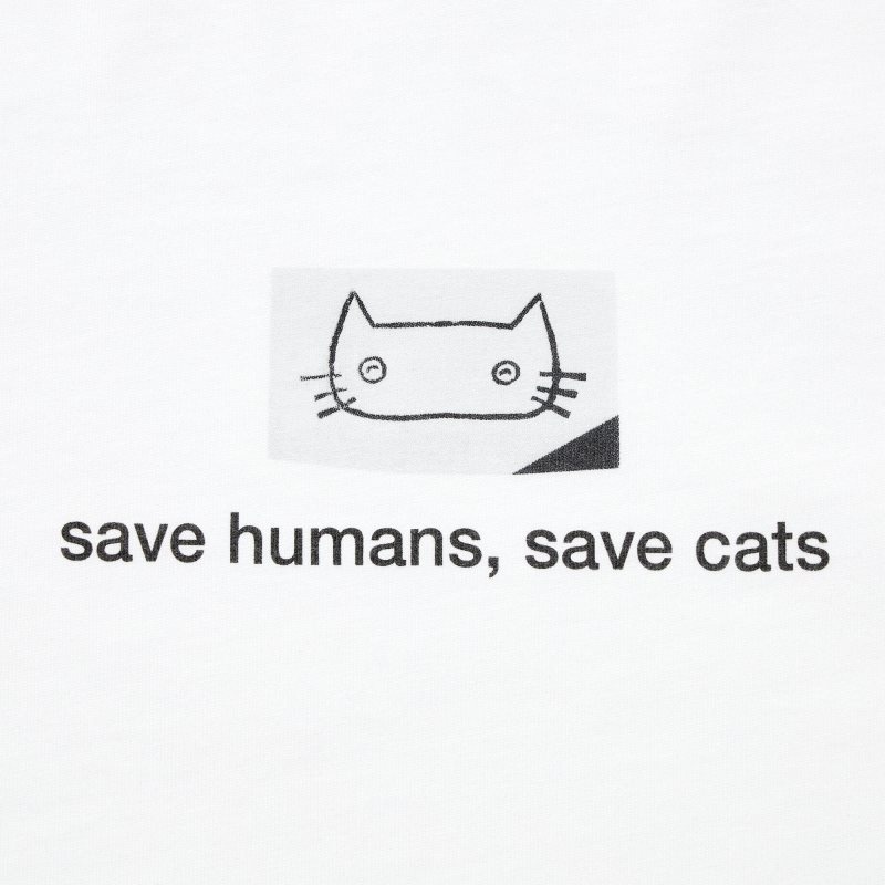 Uniqlo PEACE FOR ALL Short-Sleeve Graphic Haruki Murakami メンズ Tシャツ 白 | 1644765