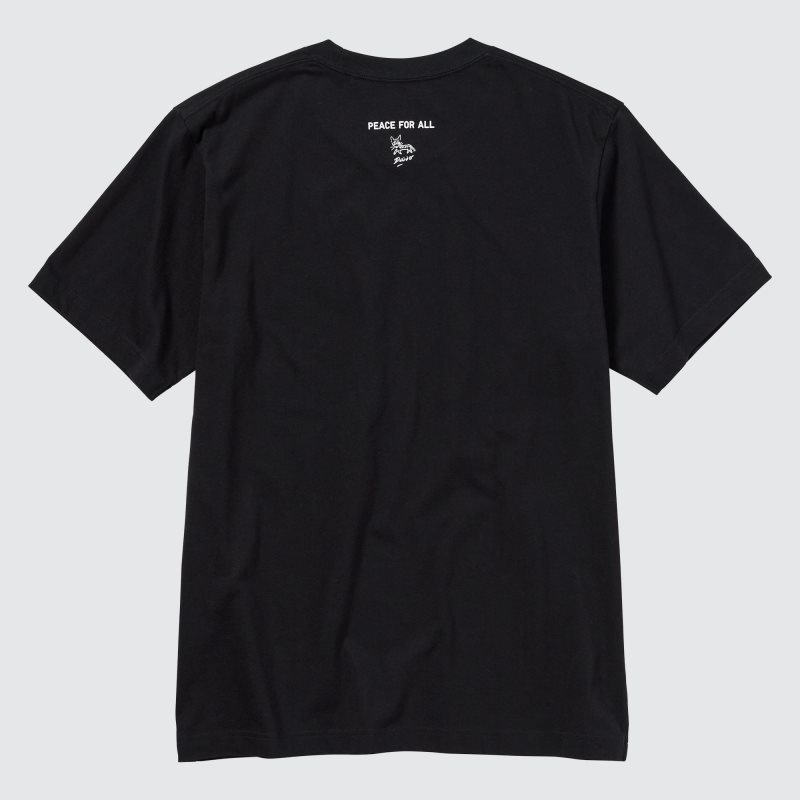 Uniqlo Peace For All Daido Moriyama Short-sleeve Graphic メンズ Tシャツ 黒 | 1051918