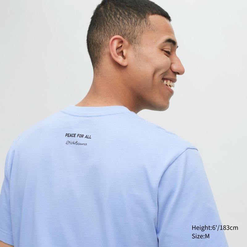 Uniqlo Peace For All Dick Bruna Short-sleeve Graphic メンズ Tシャツ 青 | 2874678
