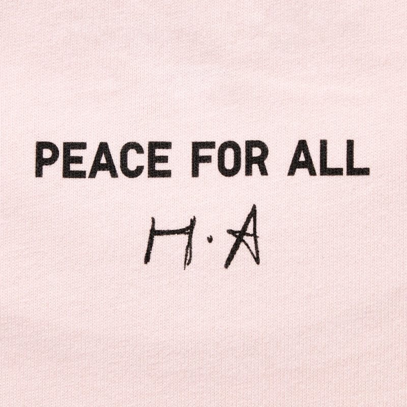 Uniqlo Peace For All Haruka Ayase Short-sleeve Graphic メンズ Tシャツ ピンク | 6714034