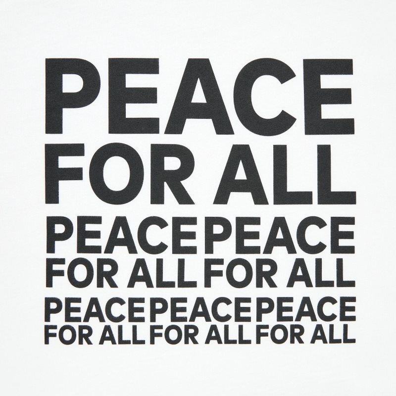 Uniqlo Peace For All Kashiwa Sato Short-sleeve Graphic メンズ Tシャツ 白 | 9293974