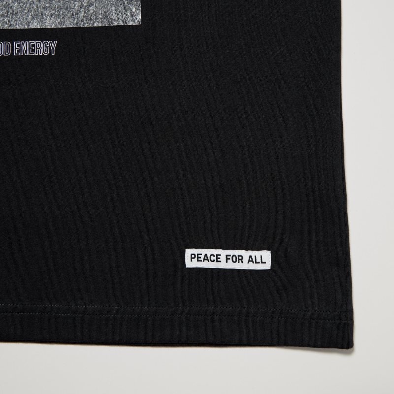 Uniqlo Peace For All Kosuke Kawamura Short-sleeve Graphic メンズ Tシャツ 黒 | 2285126