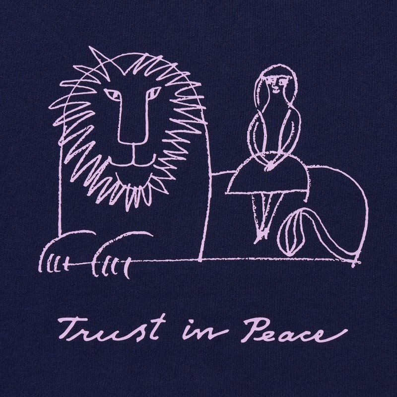 Uniqlo Peace For All Lisa Larson Short-sleeve Graphic メンズ Tシャツ ネイビー | 7271539