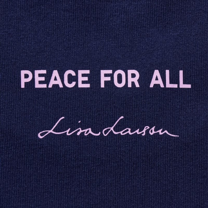 Uniqlo Peace For All Lisa Larson Short-sleeve Graphic メンズ Tシャツ ネイビー | 7271539