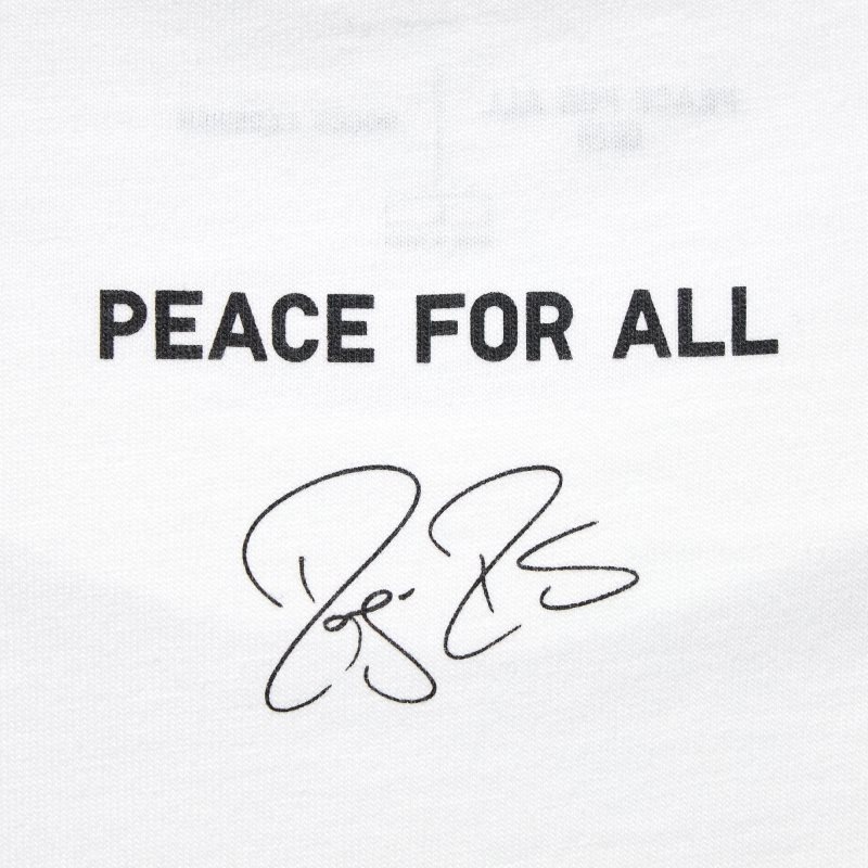 Uniqlo Peace For All Roger Federer Short-sleeve Graphic メンズ Tシャツ 白 | 618934