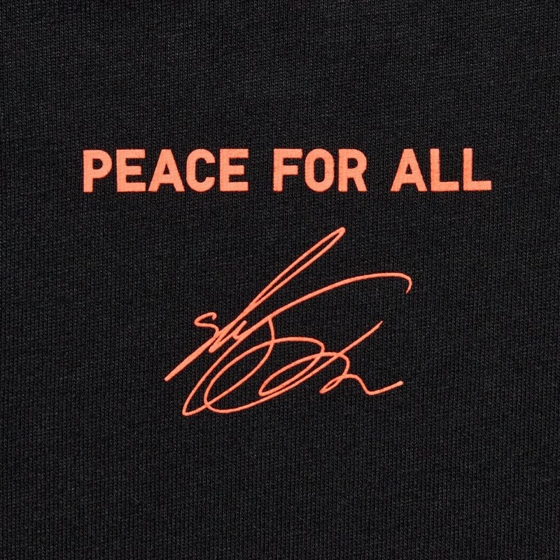 Uniqlo Peace For All Shingo Kunieda Short Sleeve Graphic メンズ Tシャツ 黒 | 5102136