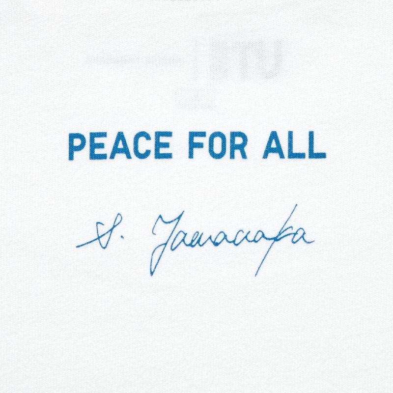 Uniqlo Peace For All Shinya Yamanaka Short-sleeve Graphic メンズ Tシャツ 白 | 5184272