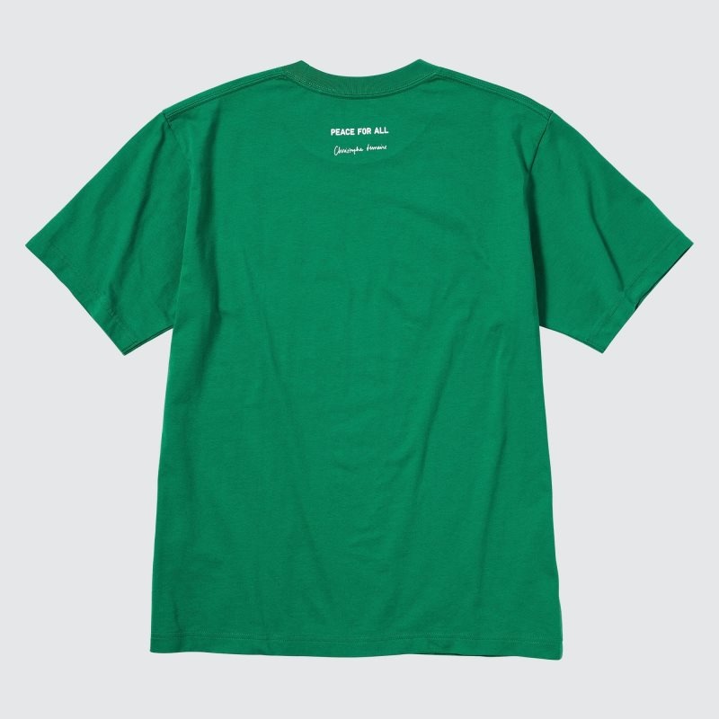 Uniqlo Peace For All Short-sleeve Graphic Christophe Lemaire メンズ Tシャツ 緑 | 5546001