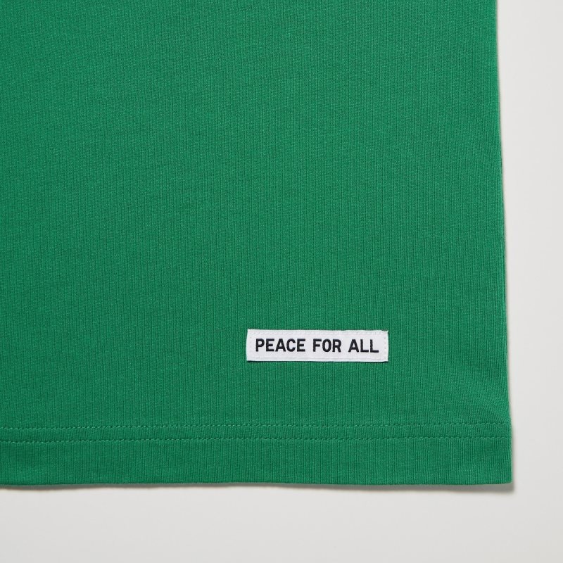 Uniqlo Peace For All Short-sleeve Graphic Christophe Lemaire メンズ Tシャツ 緑 | 5546001