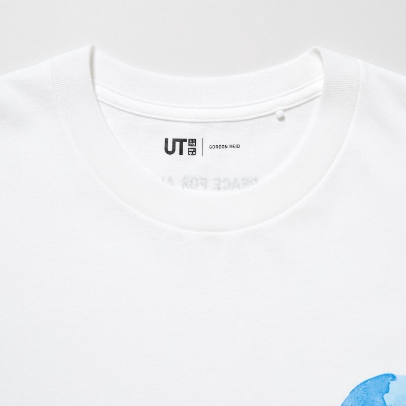 Uniqlo Peace For All Ut Gordon Reid Short-sleeve Graphic メンズ Tシャツ 白 | 2705003
