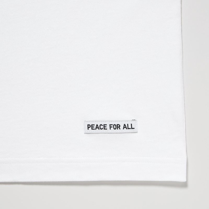 Uniqlo Peace For All Ut Jw Anderson Short-sleeve Graphic メンズ Tシャツ 白 | 4462973