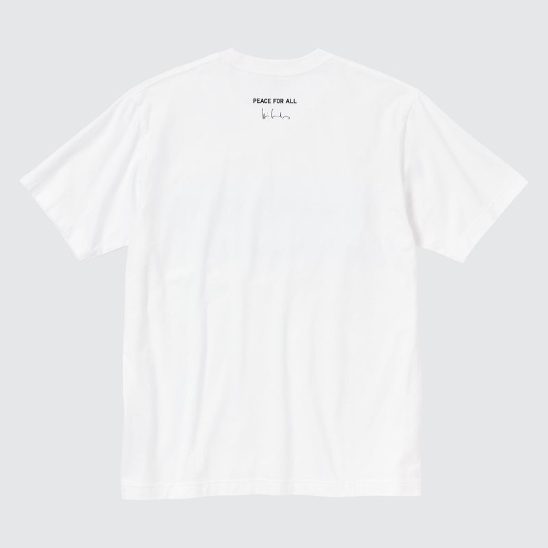 Uniqlo Peace For All Wim Wenders Short-sleeve Graphic メンズ Tシャツ 白 | 6415345