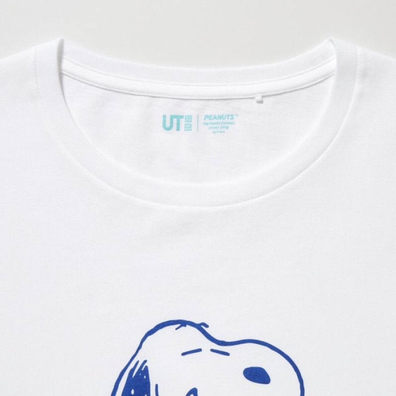 Uniqlo Peanuts Hawaii UT Short-Sleeve レディース Tシャツ 白 | 7936040