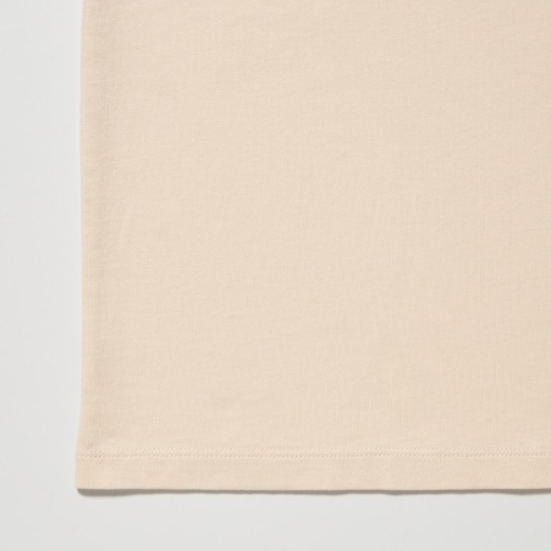Uniqlo Peanuts Hawaii UT Short-Sleeve レディース Tシャツ ベージュ | 4304432