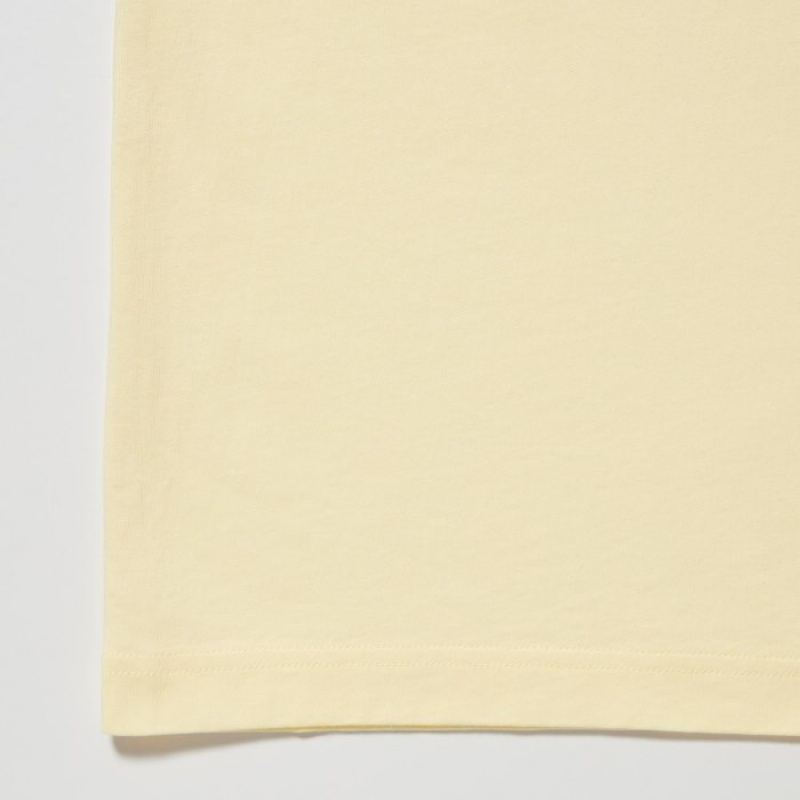 Uniqlo Peanuts Hawaii UT Short Sleeve レディース Tシャツ 黄色 | 2114148