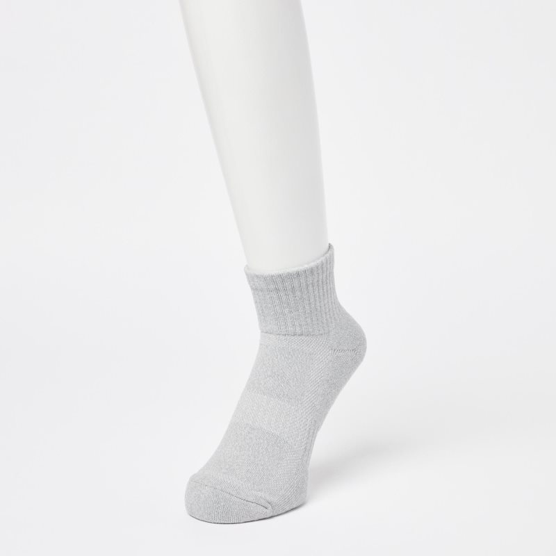 Uniqlo Pile Half メンズ ソックス グレー | 9696124