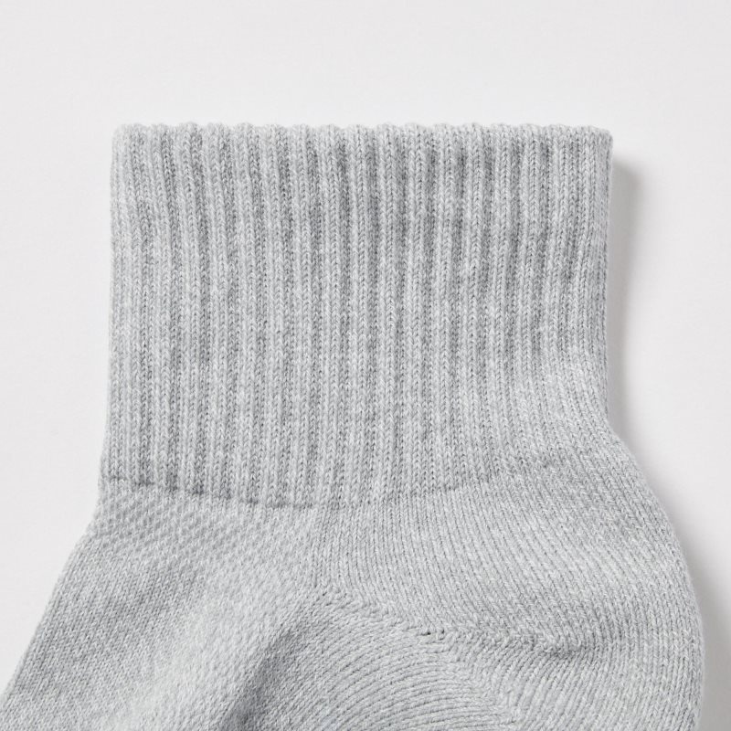 Uniqlo Pile Half メンズ ソックス グレー | 9696124