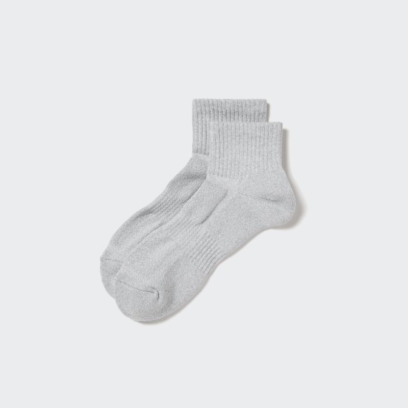 Uniqlo Pile Half メンズ ソックス グレー | 9696124