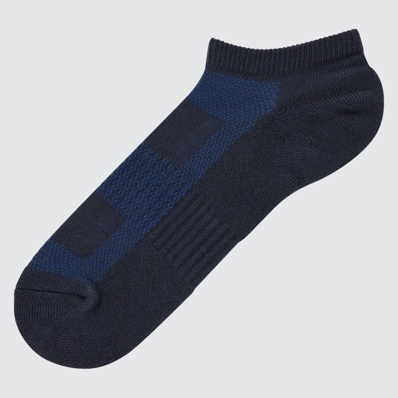 Uniqlo Pile Mesh Short メンズ ソックス ネイビー | 8639939