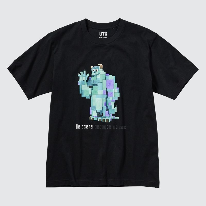 Uniqlo Pixar Art Ut Short-sleeve Graphic Adam Lister メンズ Tシャツ 黒 | 9753051