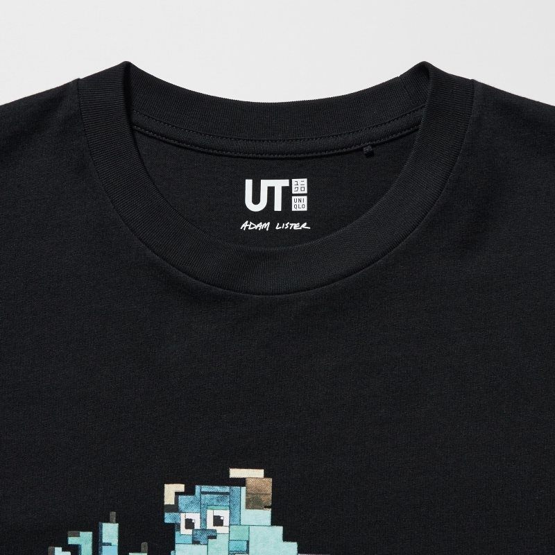 Uniqlo Pixar Art Ut Short-sleeve Graphic Adam Lister メンズ Tシャツ 黒 | 9753051