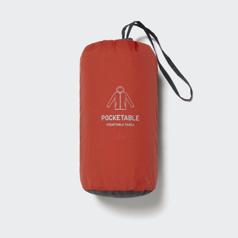 Uniqlo Pocketable Uv Protection 3d Cut Color Block メンズ パーカージャケット 赤 | 4114964