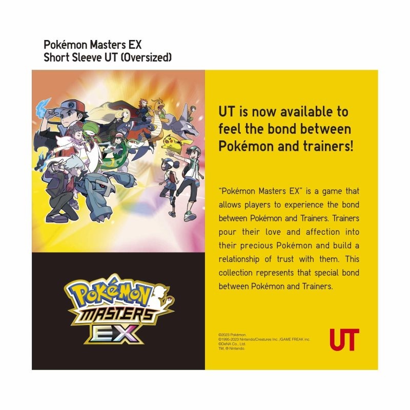 Uniqlo Pokémon Masters Ex Ut Oversized Short-sleeve Graphic メンズ Tシャツ 青 | 6692065