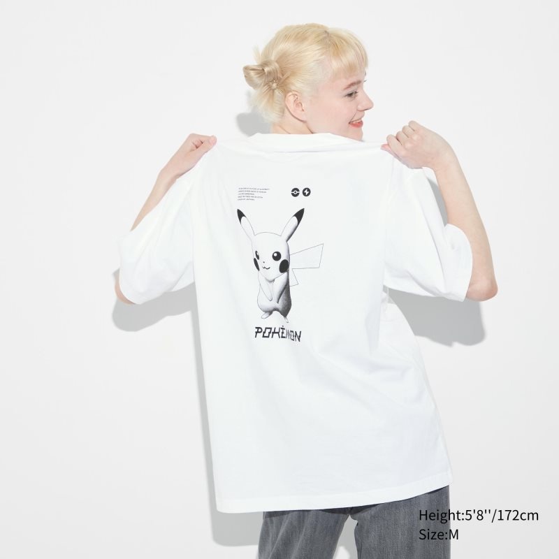 Uniqlo Pokémon Masters Ex Ut Oversized Short-sleeve Graphic メンズ Tシャツ 白 | 1740005