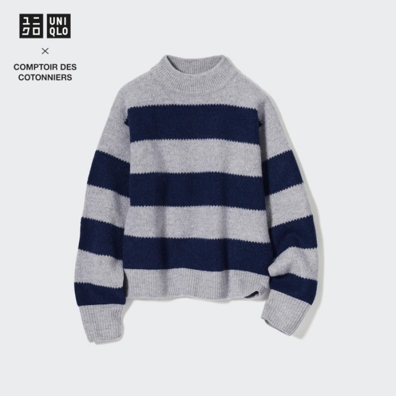 Uniqlo Premium Lambswool Long-Sleeve レディース セーター 赤 | 182799