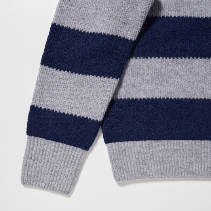 Uniqlo Premium Lambswool Long-Sleeve レディース セーター 赤 | 182799