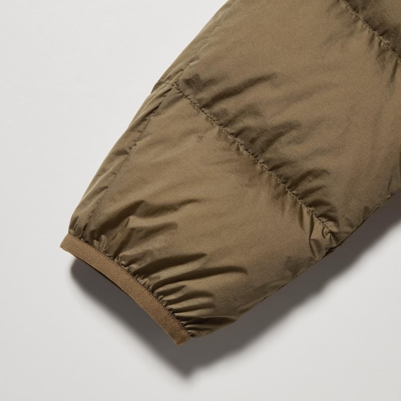 Uniqlo Recycled Down メンズ ジャケット オリーブ | 9930957