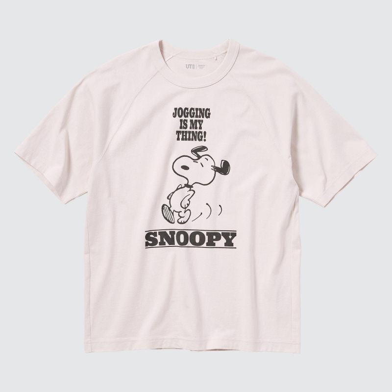 Uniqlo Retro Peanuts Ut Oversized Short-sleeve Graphic メンズ Tシャツ 白 | 7226700