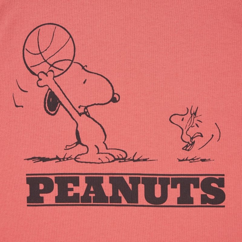 Uniqlo Retro Peanuts Ut Oversized Short-sleeve Graphic メンズ Tシャツ オレンジ | 5628144