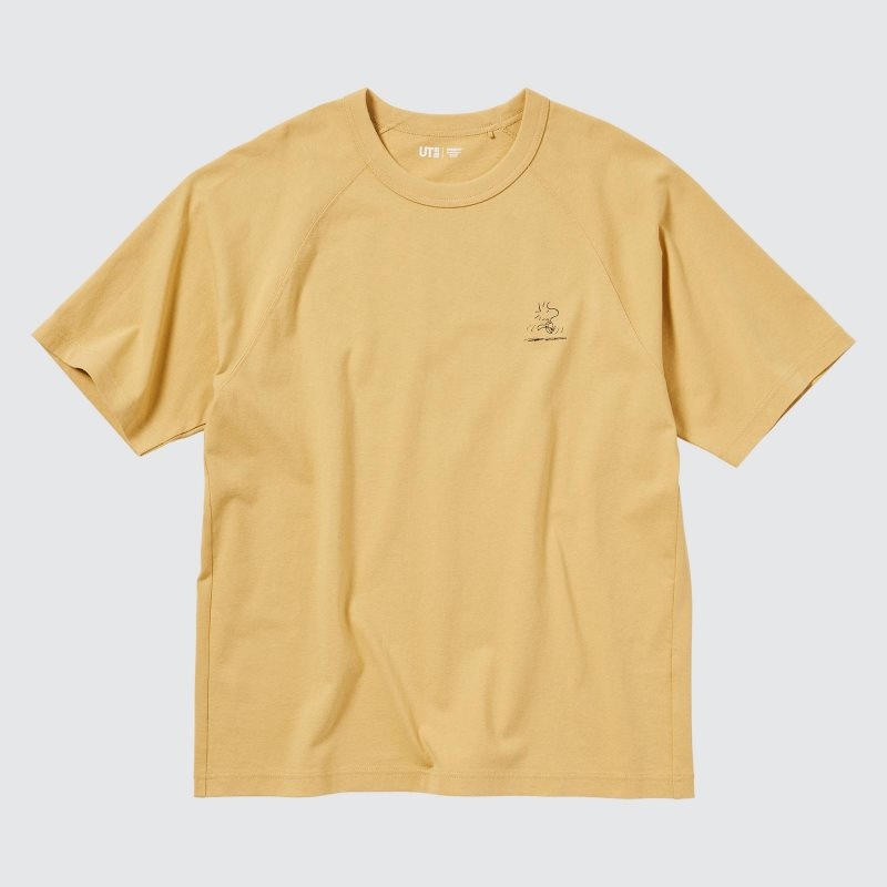 Uniqlo Retro Peanuts Ut Oversized Short-sleeve Graphic メンズ Tシャツ 黄色 | 6425689