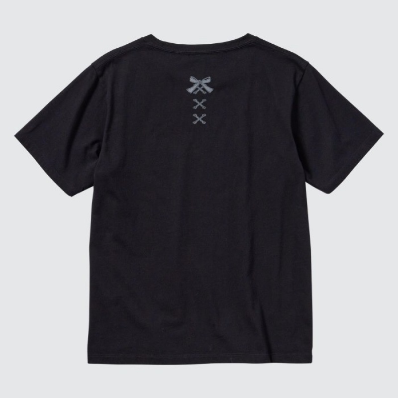 Uniqlo Sanrio characters UT Short-Sleeve レディース Tシャツ 黒 | 6014252