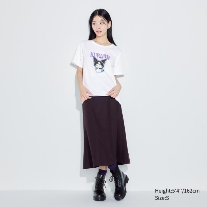Uniqlo Sanrio characters UT Short-Sleeve レディース Tシャツ 白 | 7584856