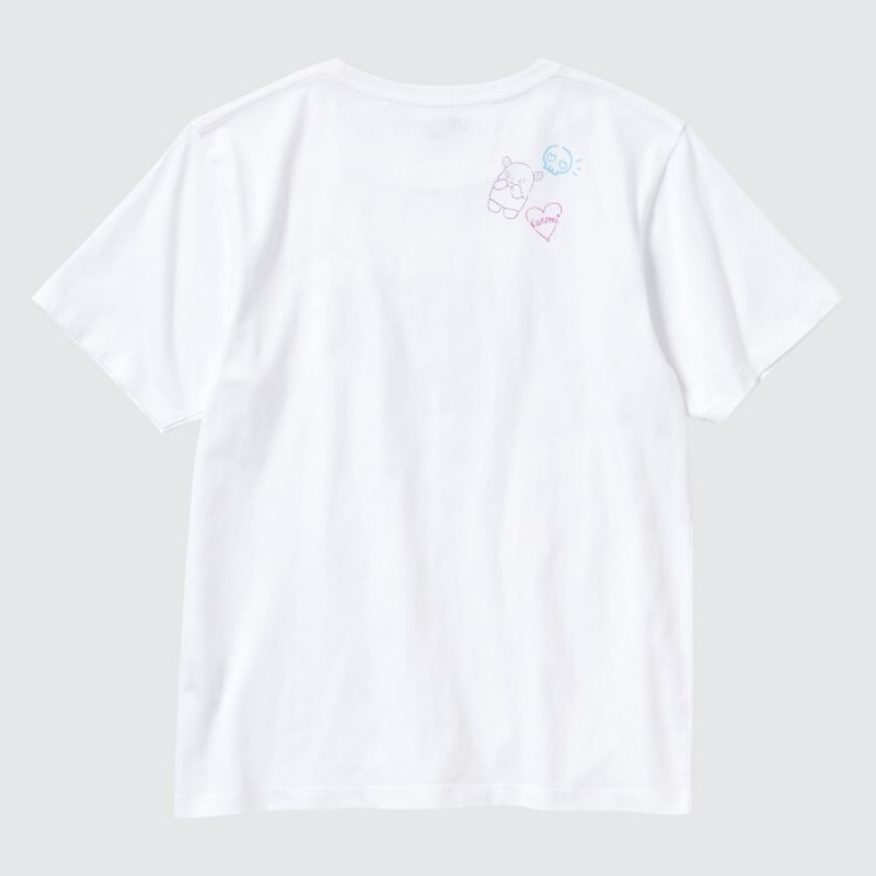 Uniqlo Sanrio characters UT Short-Sleeve レディース Tシャツ 白 | 7584856