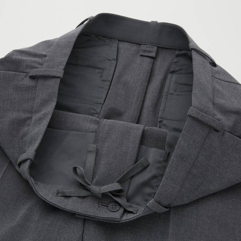 Uniqlo Smart Comfort Ankle Length メンズ パンツ グレー | 8496961