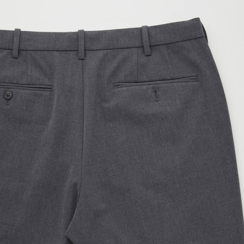 Uniqlo Smart Comfort Ankle Length メンズ パンツ グレー | 8496961